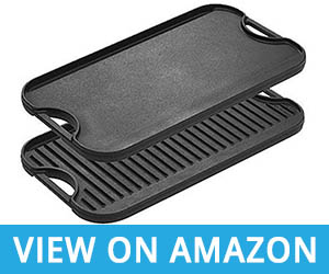 Lodge Pre-Seasoned Cast Iron Reversible Grill Griddle