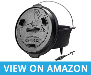Overmont Camp Dutch Oven for Camping Cooking
