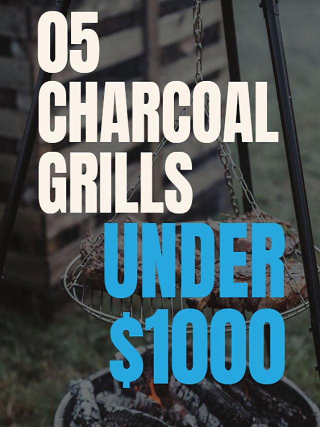 05 Best Charcoal Grills Under $1000