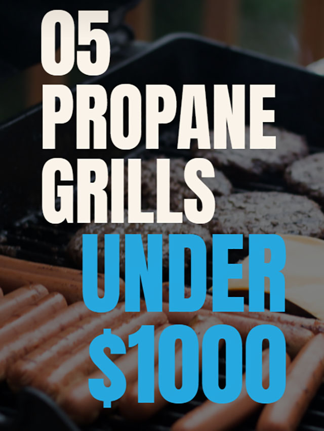 05 Best Propane Grills Under $1000